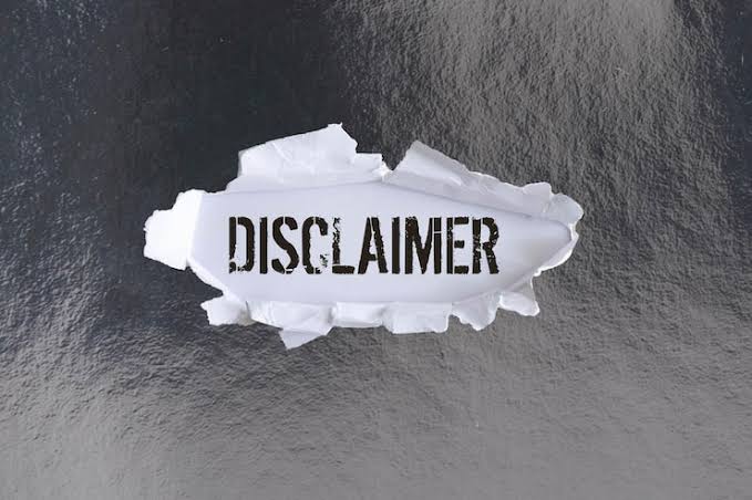 Disclaimer